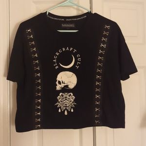 Blackcraft Cult black crop top